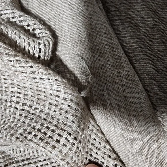 Free People All Tous Open Front Minimalist Kimono Neutral Beach Vacation Wear - Picture 10 of 11